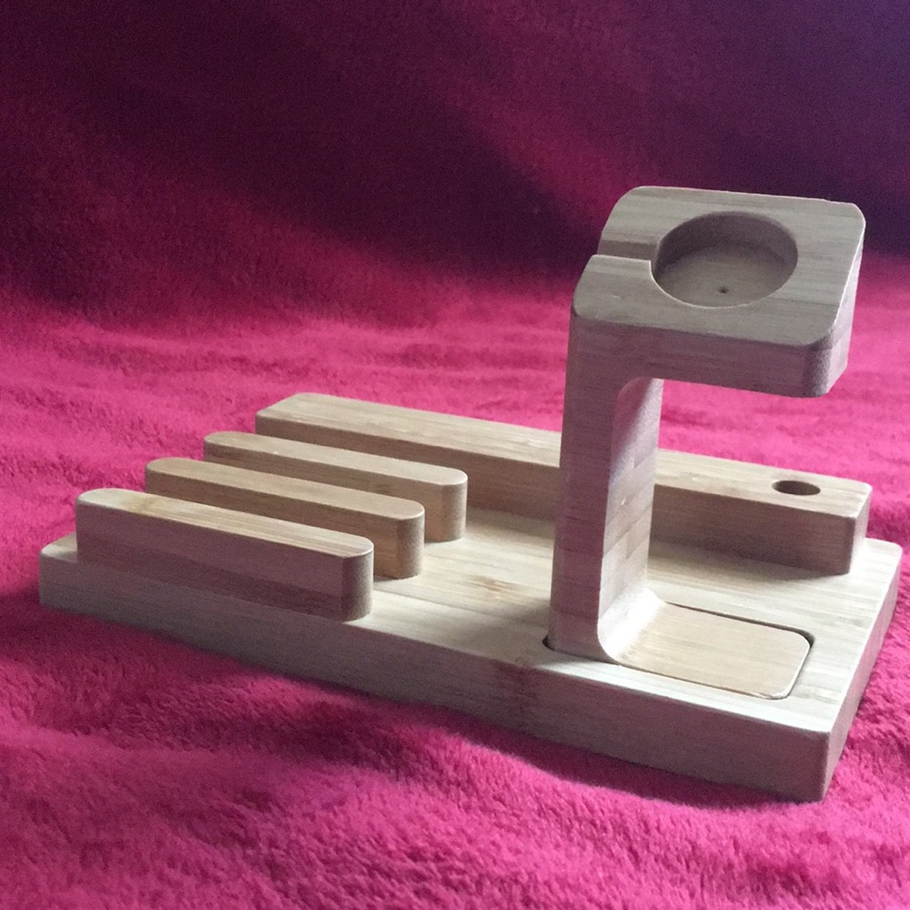 A charging phone holder